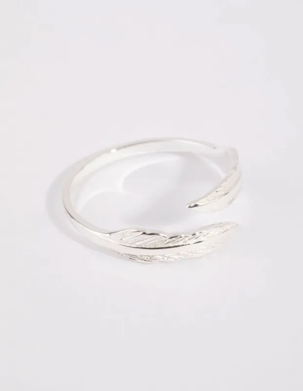 Sterling Silver Feather Wrap Ring sold by lovisa
