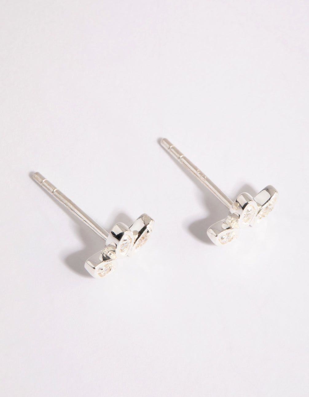 Sterling Silver Cubic Zirconia Mini Crawler Stud Earrings sold by lovisa product image thumbnail 2