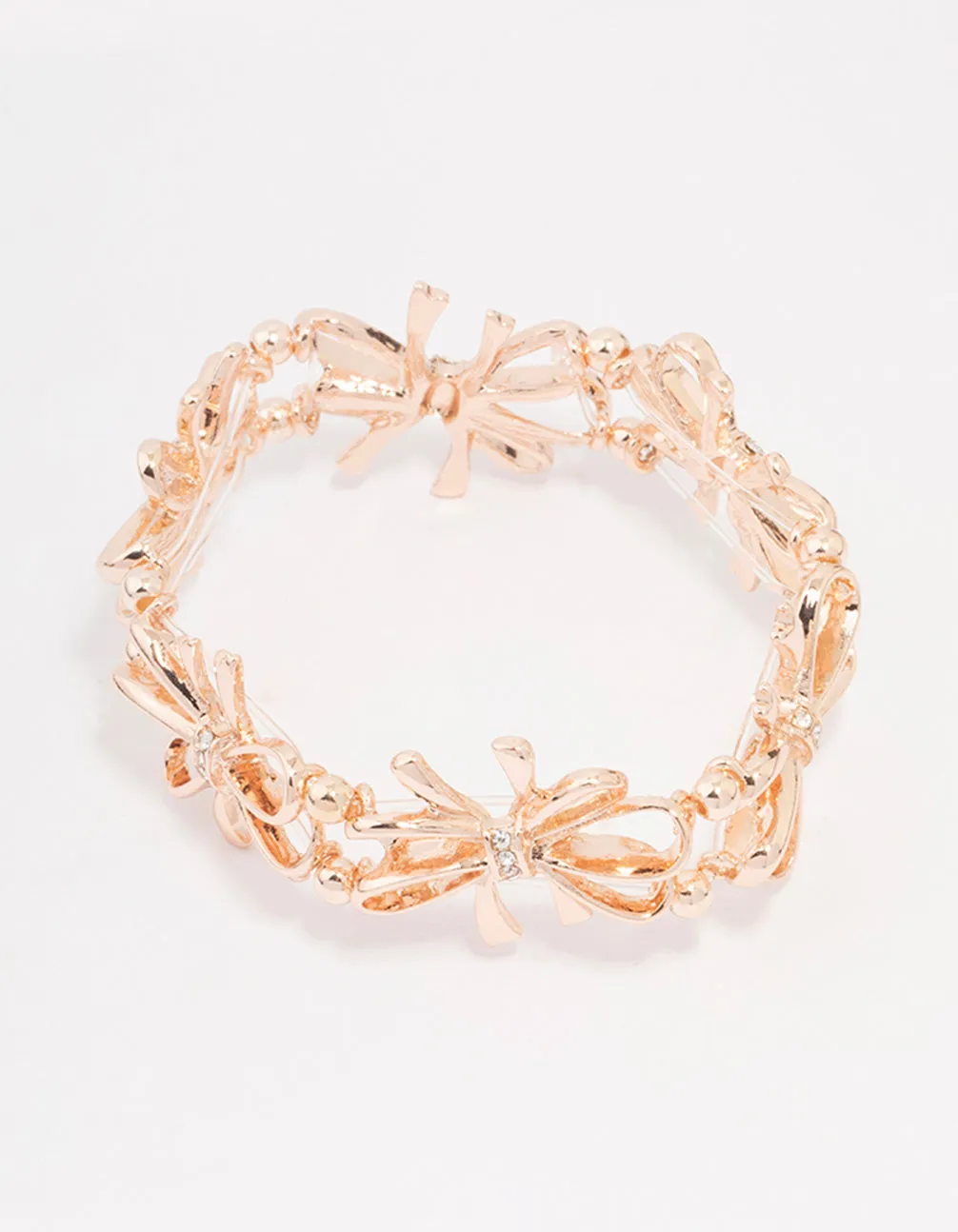 Rose Gold Flower Stretch Bracelet sold by lovisa