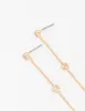 Gold Cubic Zirconia Round & Teardrop Earrings sold by lovisa