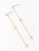 Gold Cubic Zirconia Round & Teardrop Earrings sold by lovisa