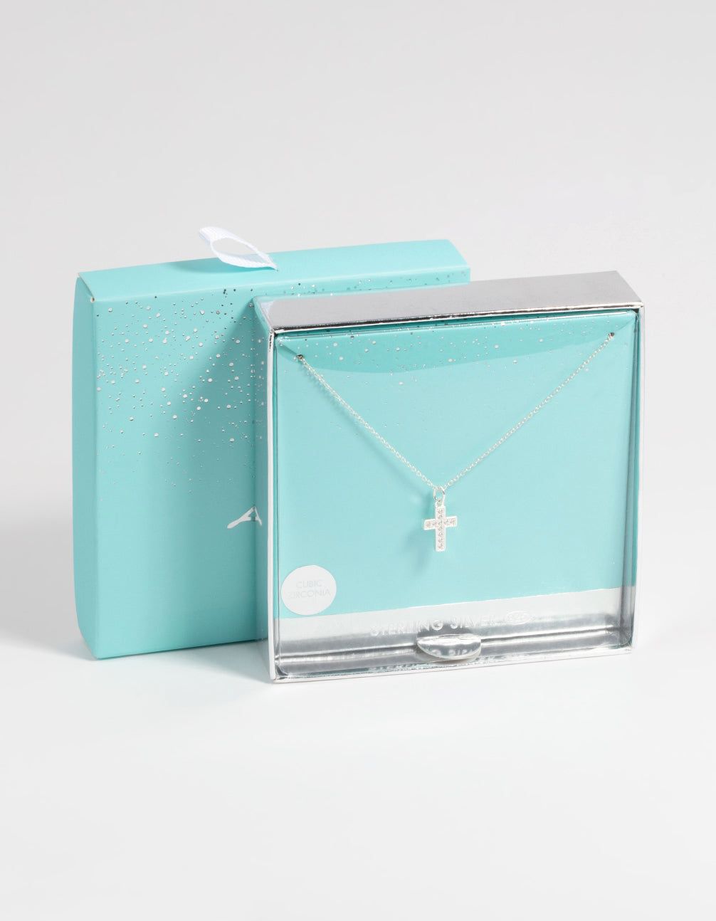 Sterling Silver Cubic Zirconia Cross Necklace sold by lovisa product image thumbnail 3