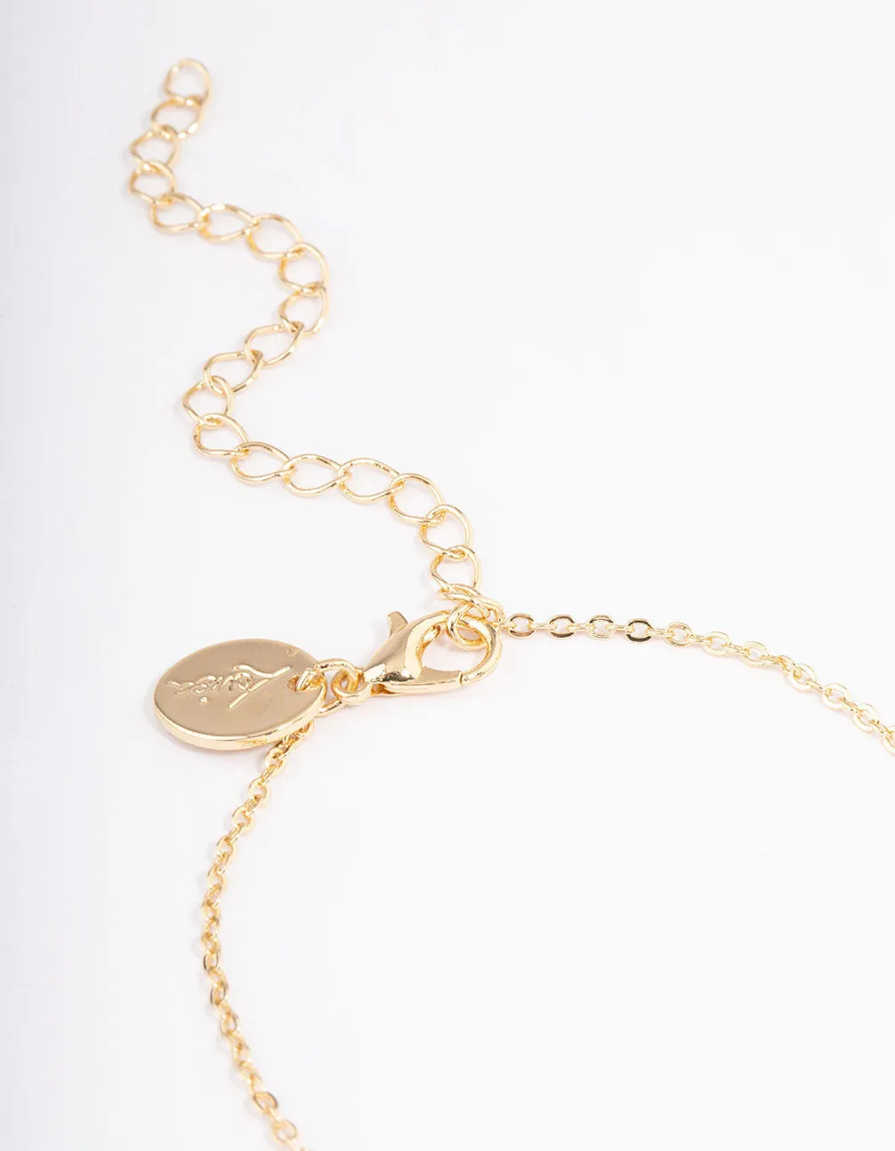 Gold Plated Angel Number '444' Layered Necklace sold by lovisa product image thumbnail 3