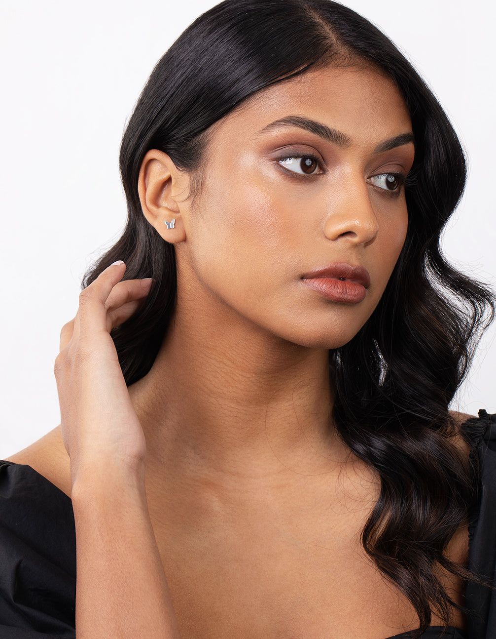 Sterling Silver Cubic Zirconia Butterfly Pack Stud Earring sold by lovisa product image thumbnail 5