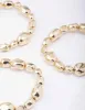 Gold Organic Oval Beaded Stretch Bracelet 3-Pack sold by lovisa