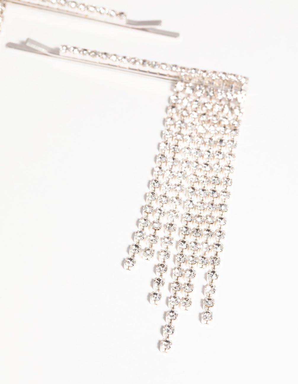 Silver Diamante Waterfall Clip Set sold by lovisa product image thumbnail 4