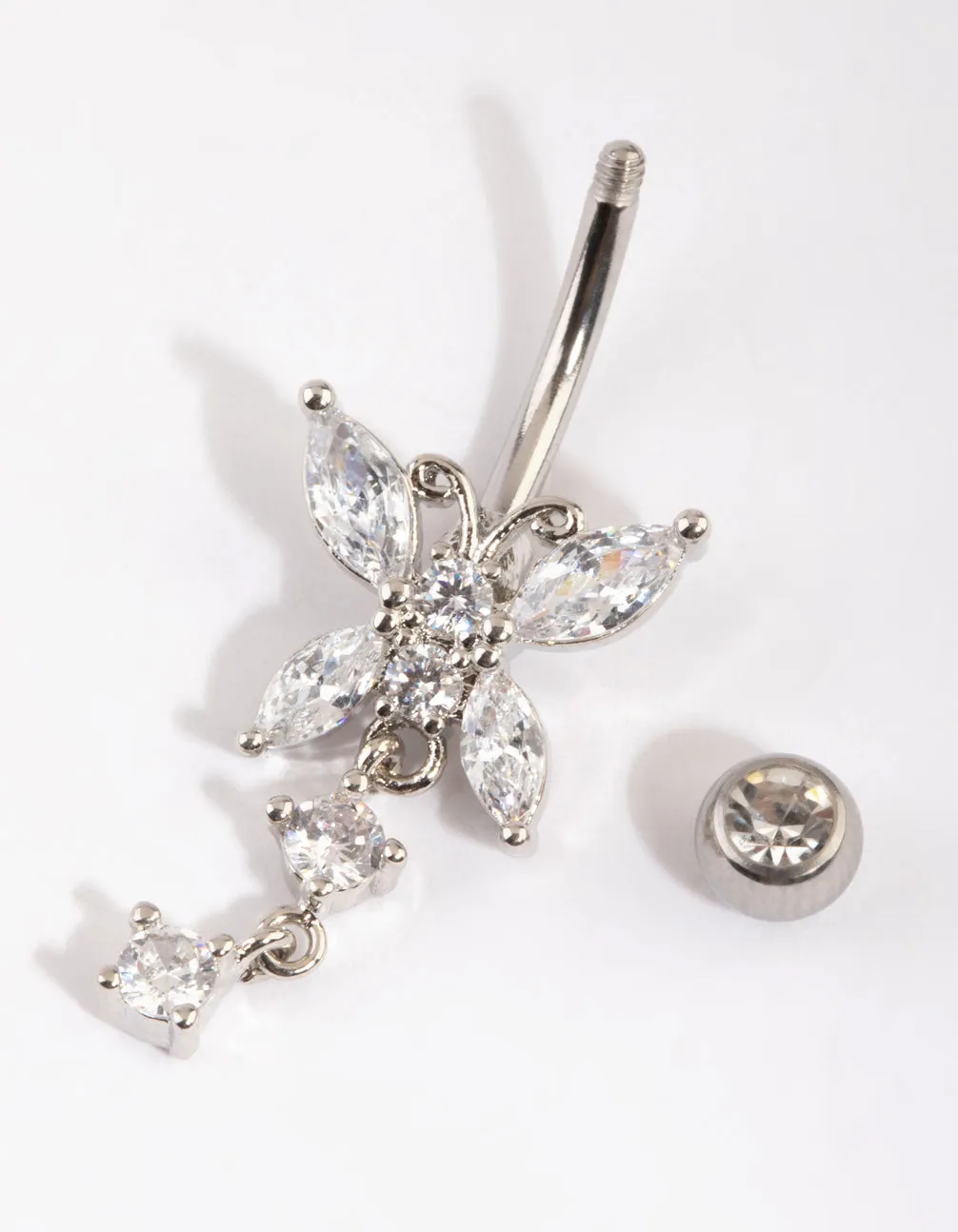 Surgical Steel Butterfly Belly Bar sold by lovisa product image thumbnail 3