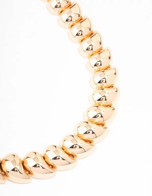 Gold Statement Bead Necklace sold by lovisa