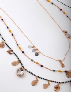Gold Multi Charm Layered Necklace sold by lovisa