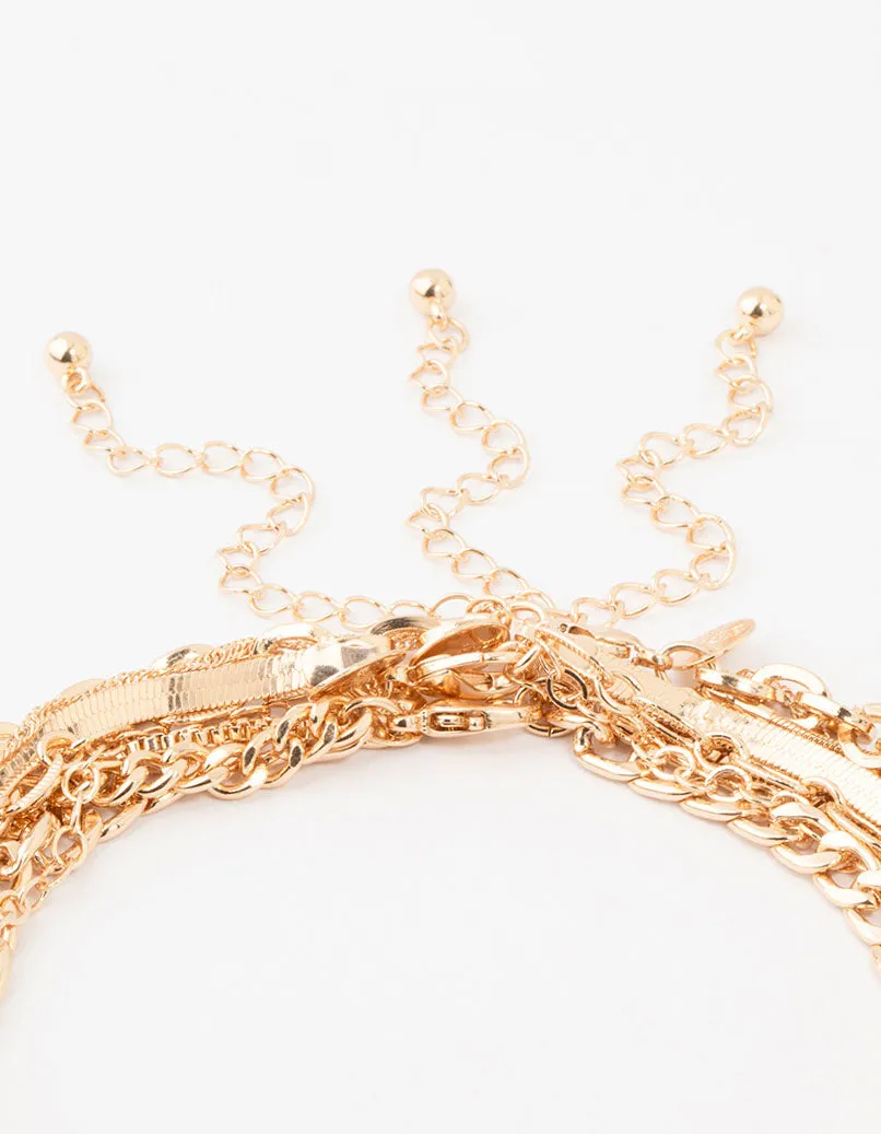 Gold Layered Pendant Necklace sold by lovisa product image thumbnail 3