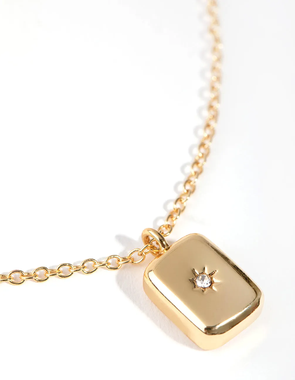 Gold Plated Pendant Necklace sold by lovisa product image thumbnail 4