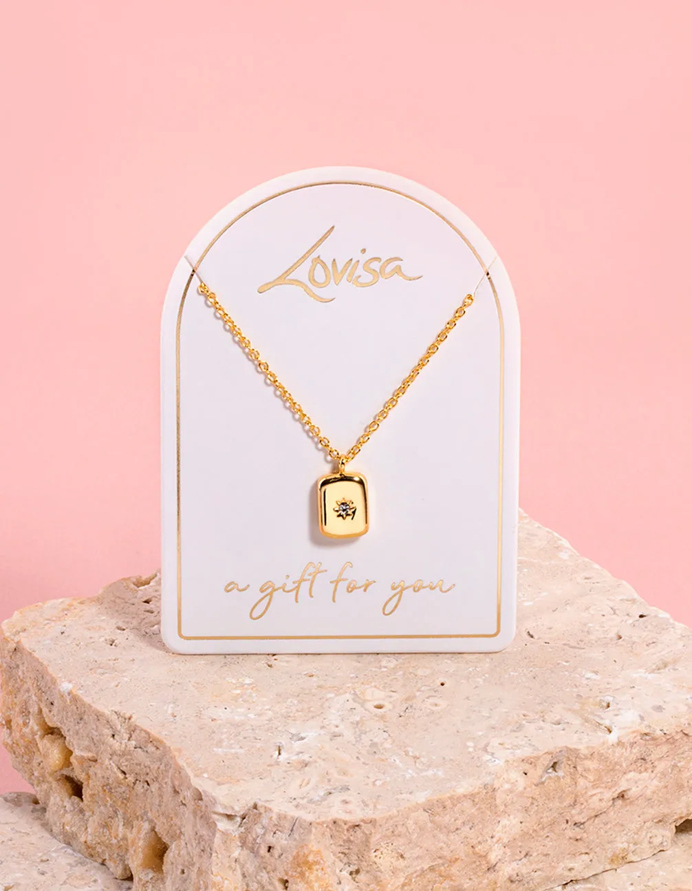 Gold Plated Pendant Necklace sold by lovisa