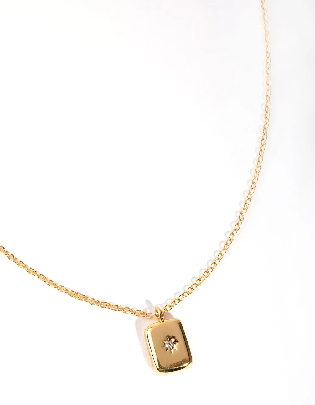 Gold Plated Pendant Necklace sold by lovisa product image thumbnail 2