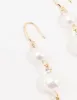 Gold Diamante Pearl Drop Earrings sold by lovisa