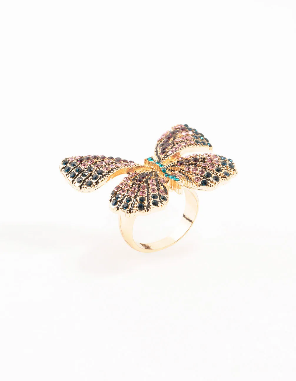 Gold Jeweled Butterfly Ring sold by lovisa product image thumbnail 2