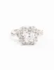 Silver Princess Cubic Zirconia Halo Ring sold by lovisa
