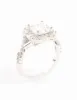 Silver Princess Cubic Zirconia Halo Ring sold by lovisa