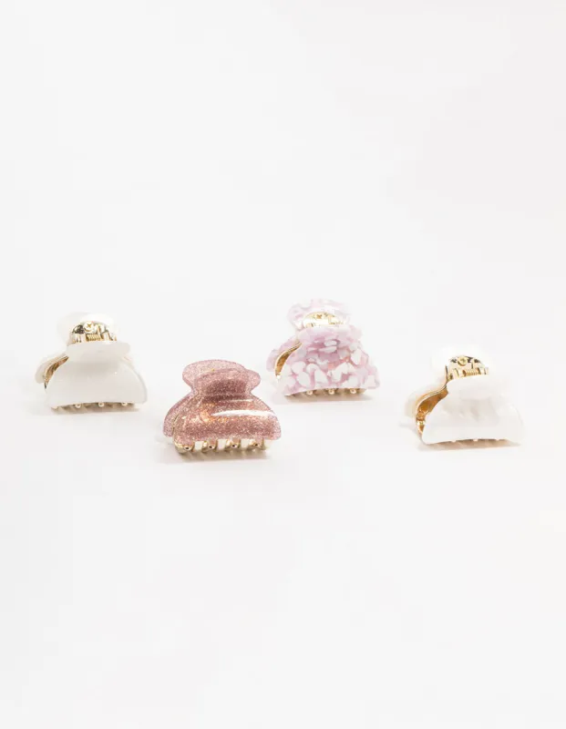 Acrylic Claw Clips 4-Pack sold by lovisa