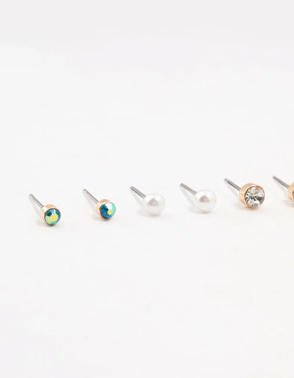 Gold Sea Stud Earrings 5-Pack sold by lovisa product image thumbnail 2