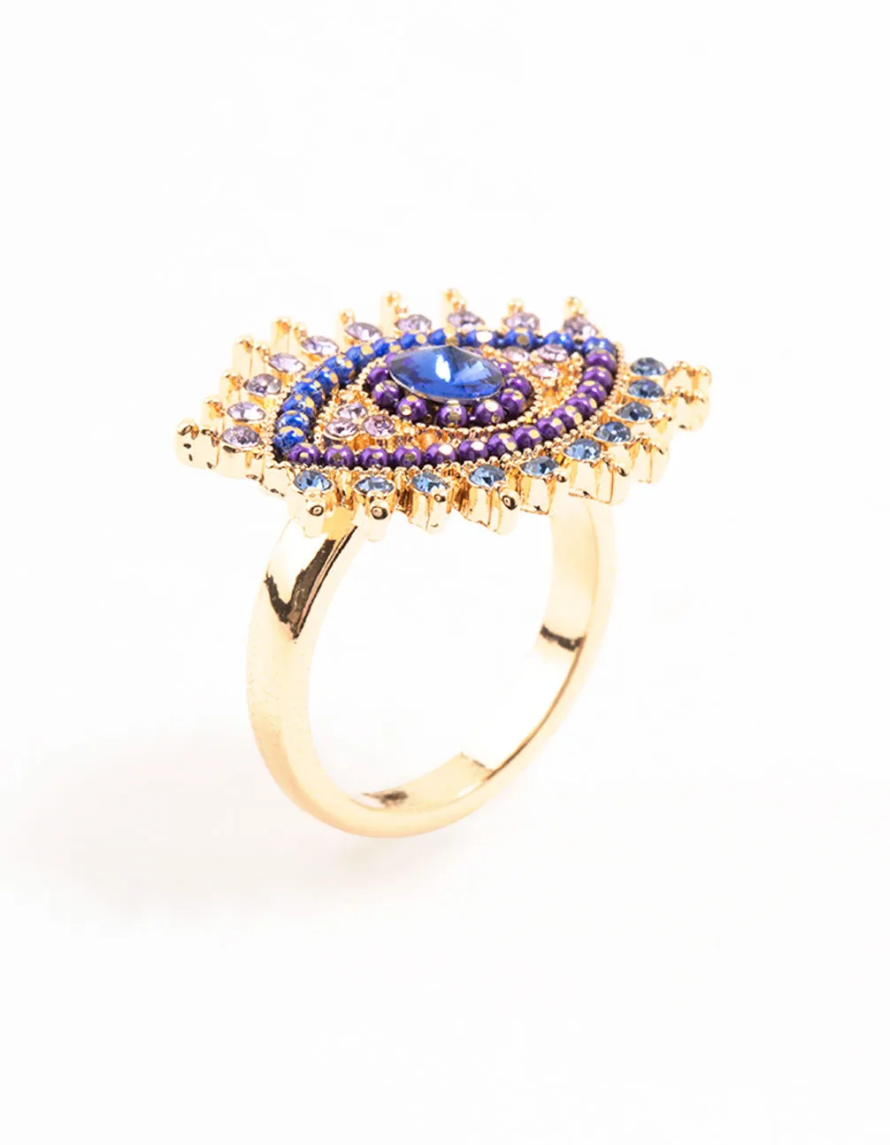 Gold Opulent Evil Eye Ring sold by lovisa product image thumbnail 2