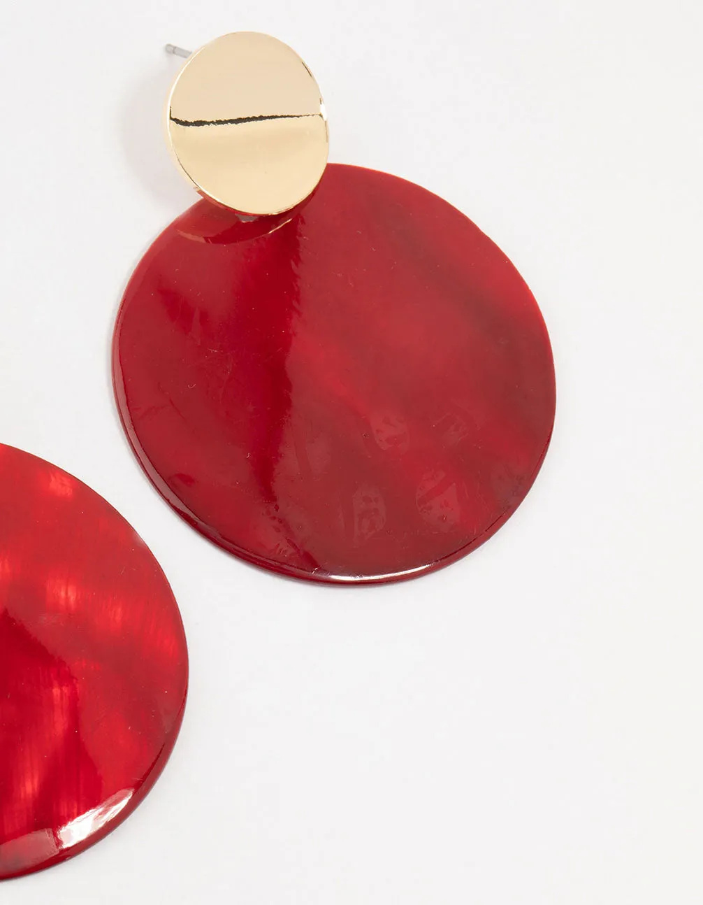 Red Circle Drop Earrings sold by lovisa product image thumbnail 3