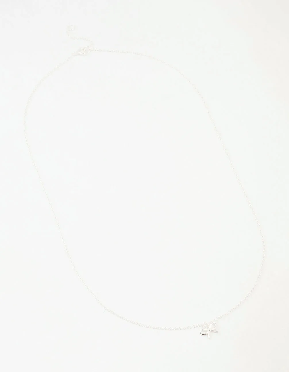 Sterling Silver Bow Necklace sold by lovisa product image thumbnail 2