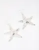 Silver Molten Starfish Drop Earrings sold by lovisa