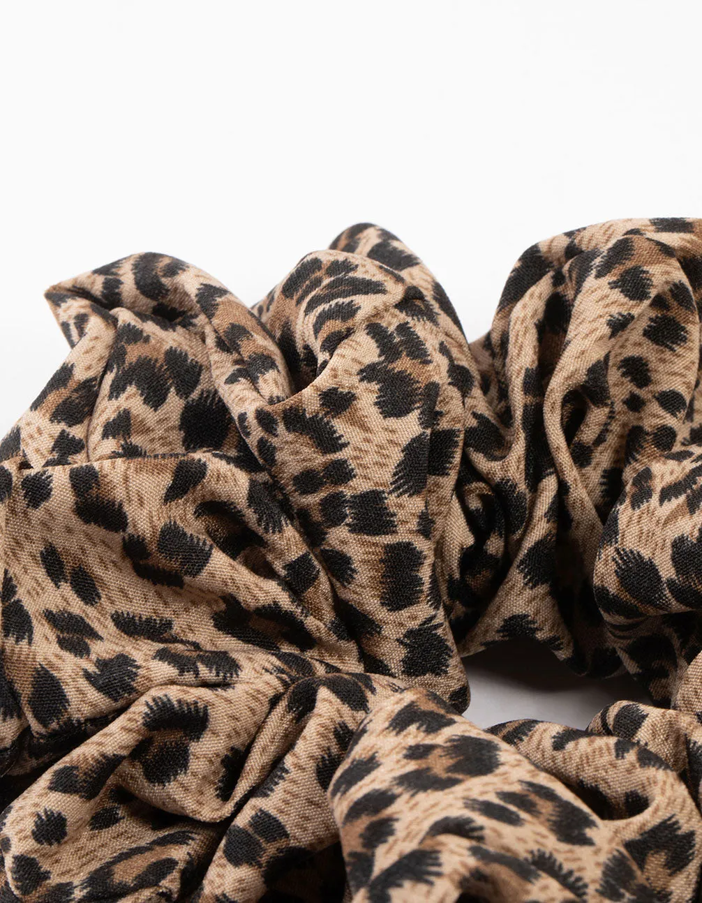 Large Fabric Leopard Print Scrunchie sold by lovisa product image thumbnail 3