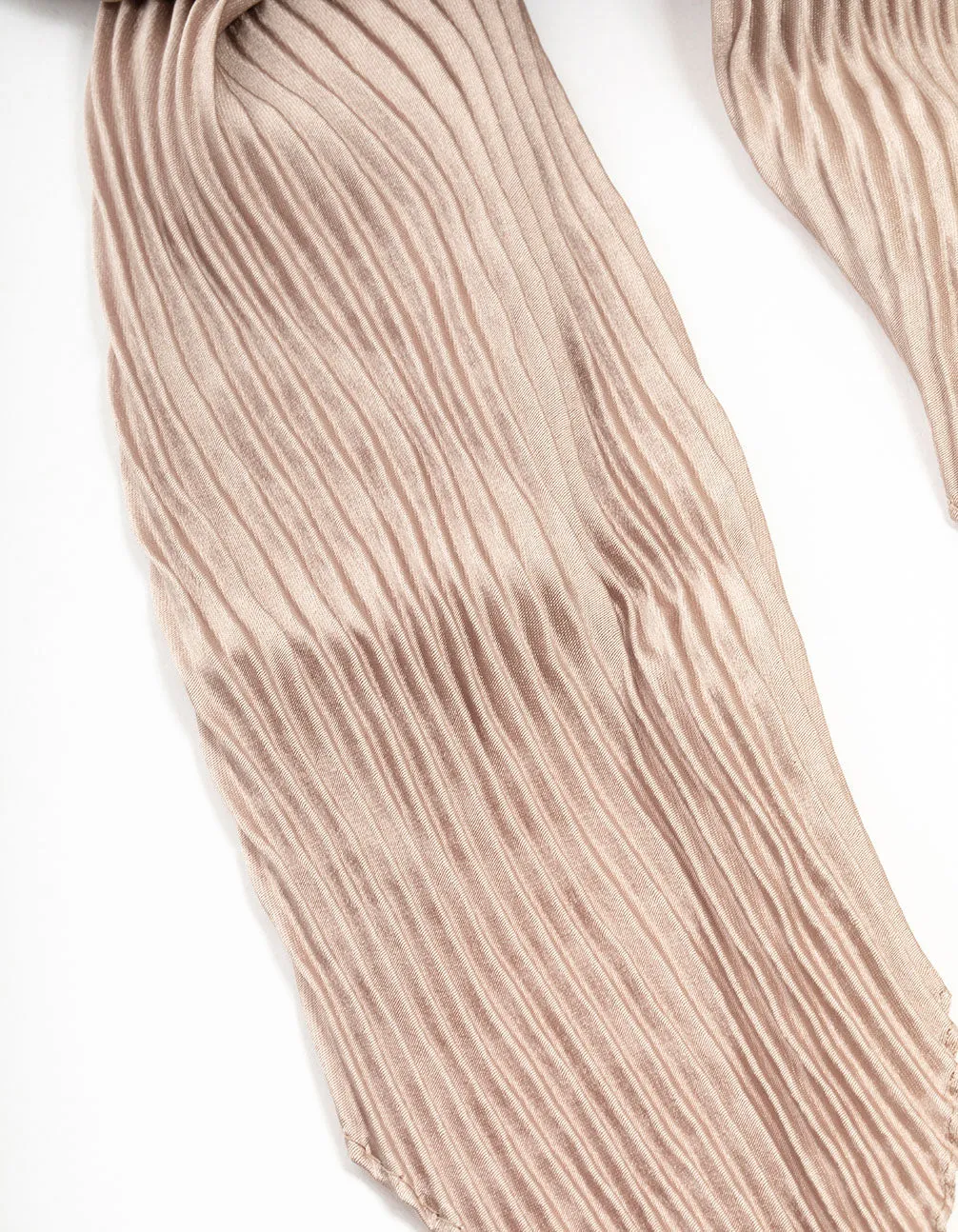 Pleated Rose Satin Fabric Scarf sold by lovisa product image thumbnail 3