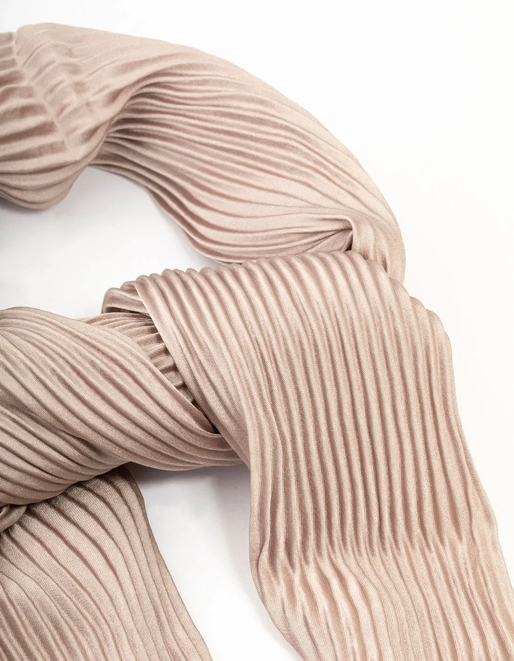 Pleated Rose Satin Fabric Scarf sold by lovisa product image thumbnail 2