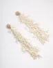 Raffia Sea Coral Drop Earrings sold by lovisa