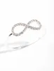 Silver Cubic Zirconia Infinity Ring sold by lovisa