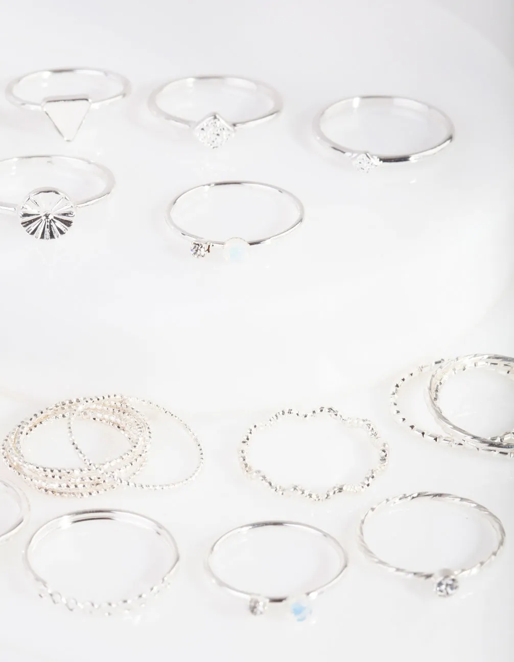 Silver Diacut Ring 26-Pack sold by lovisa product image thumbnail 3