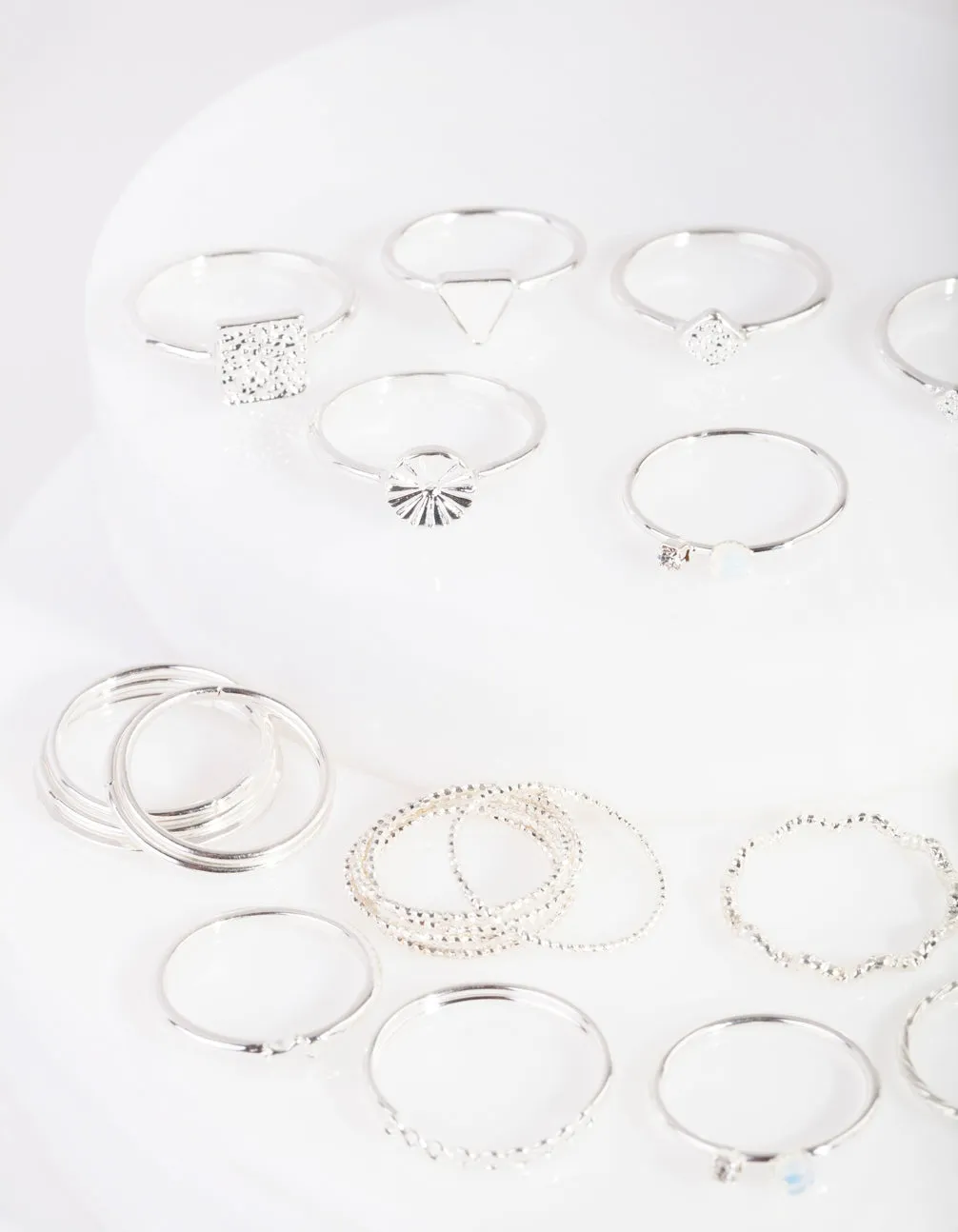 Silver Diacut Ring 26-Pack sold by lovisa product image thumbnail 2
