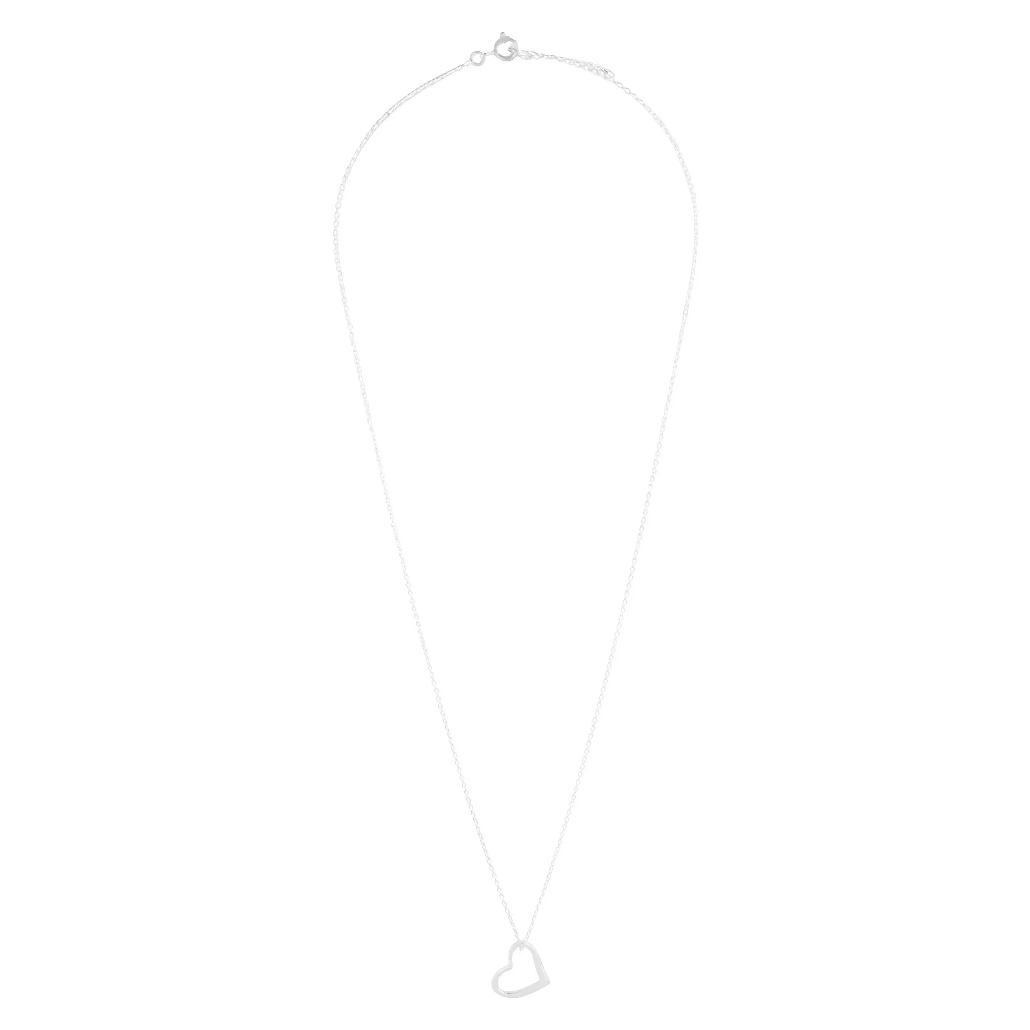 Sterling Silver Heart Pendant Necklace sold by lovisa product image thumbnail 2