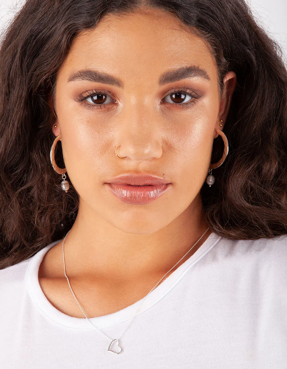 Sterling Silver Heart Pendant Necklace sold by lovisa