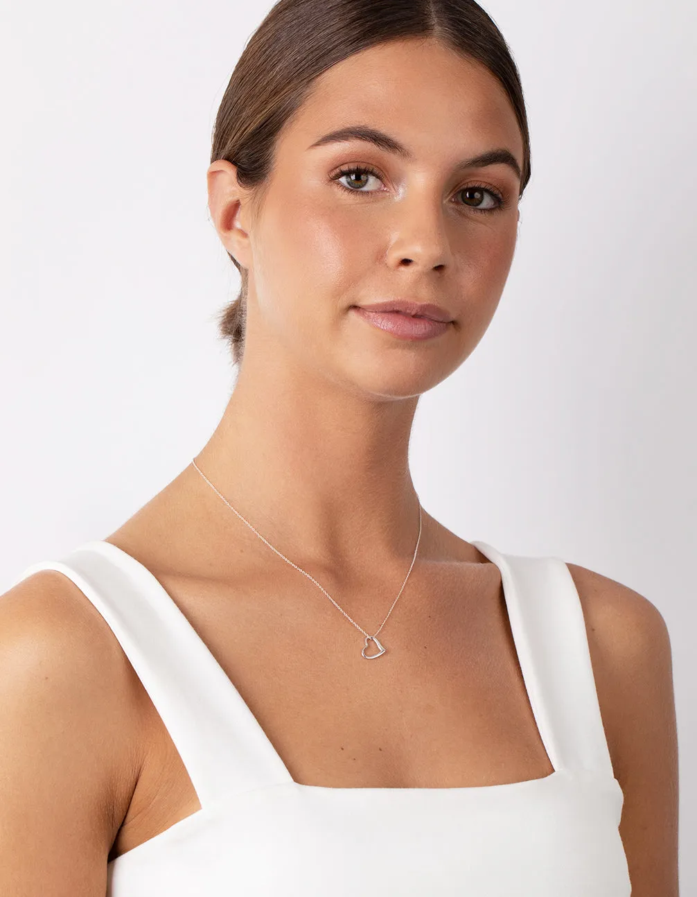 Sterling Silver Heart Pendant Necklace sold by lovisa product image thumbnail 5