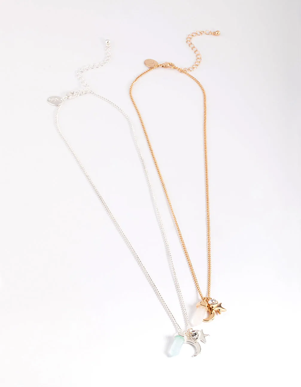 Mixed Metal Charm Shard Necklace Pack sold by lovisa product image thumbnail 3