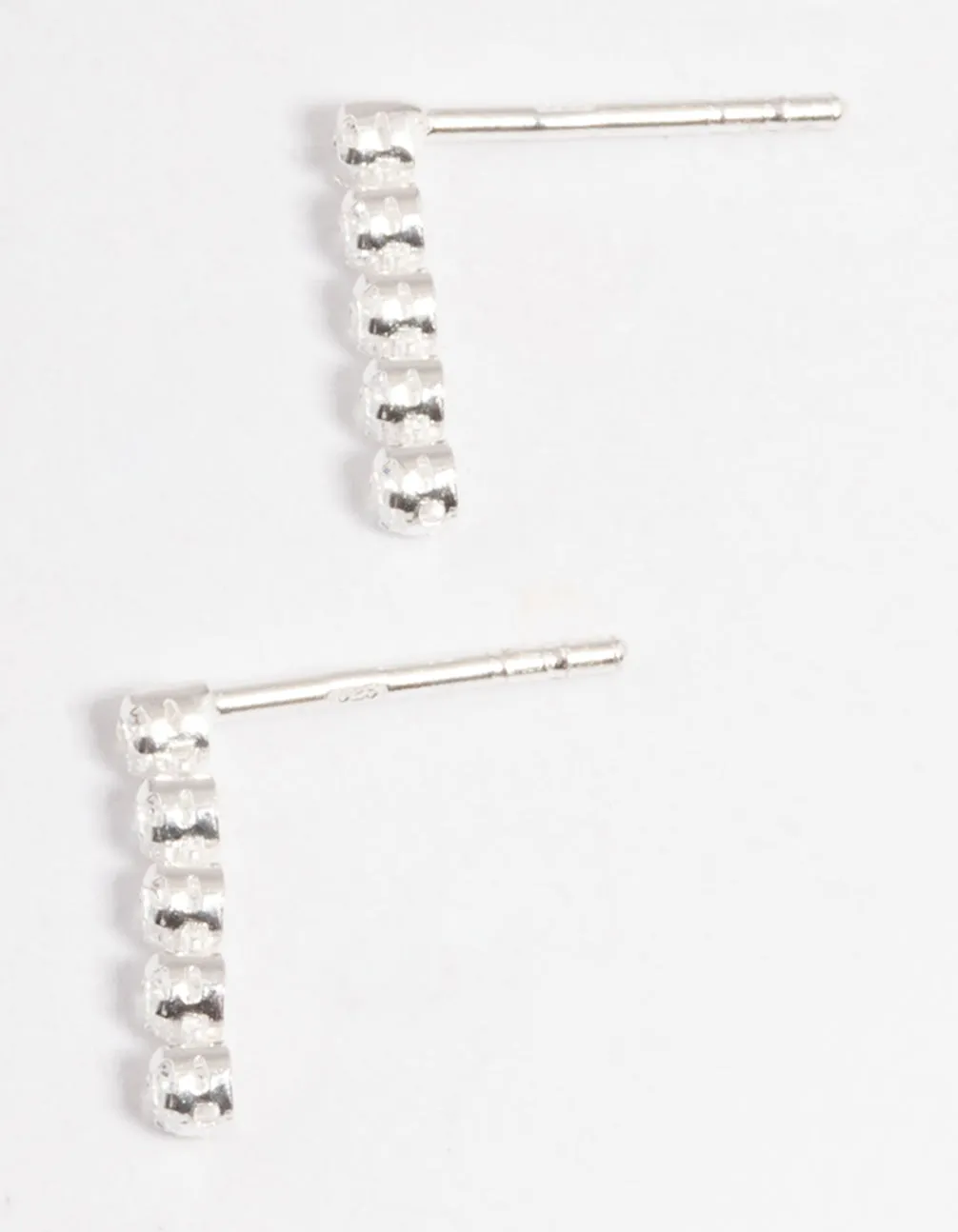 Sterling Silver Cubic Zirconia Cupchain Stud Earrings sold by lovisa product image thumbnail 3