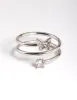 Silver Mini Butterfly Wrap Ring sold by lovisa