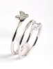 Silver Mini Butterfly Wrap Ring sold by lovisa