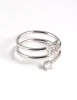 Silver Mini Butterfly Wrap Ring sold by lovisa