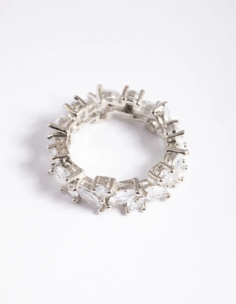 Silver Cubic Zirconia Vine Band Ring sold by lovisa product image thumbnail 2