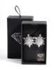 Rhodium Diamond Simulant Large Flower Stud Earrings sold by lovisa