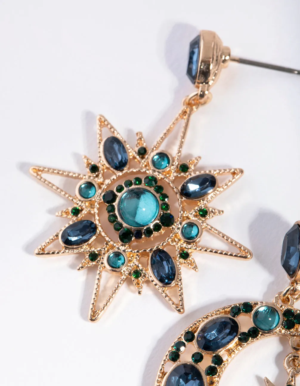 Gold Mini Star & Moon Earrings sold by lovisa product image thumbnail 2