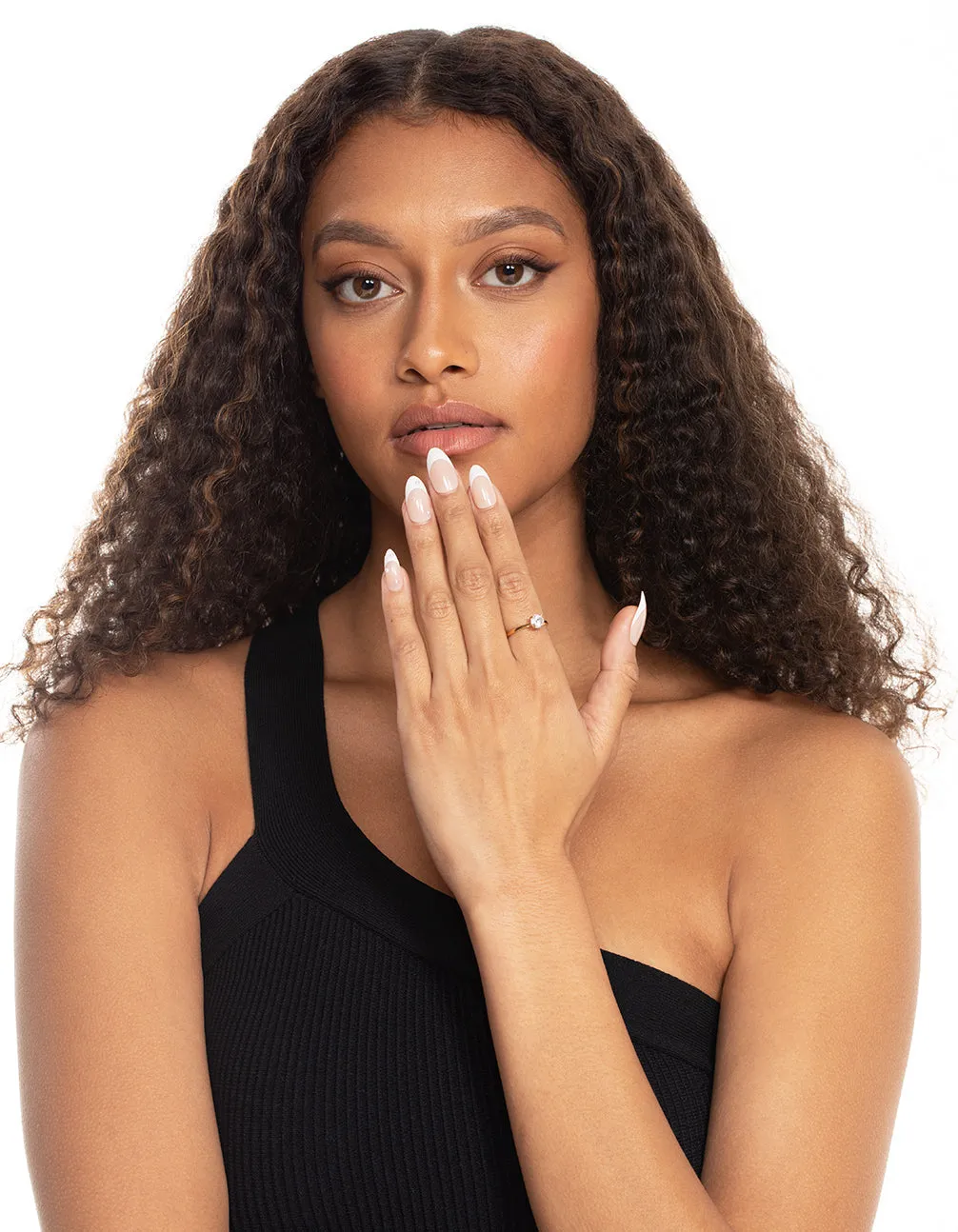 Gold Plated Sterling Silver Round Engagement Ring sold by lovisa product image thumbnail 3