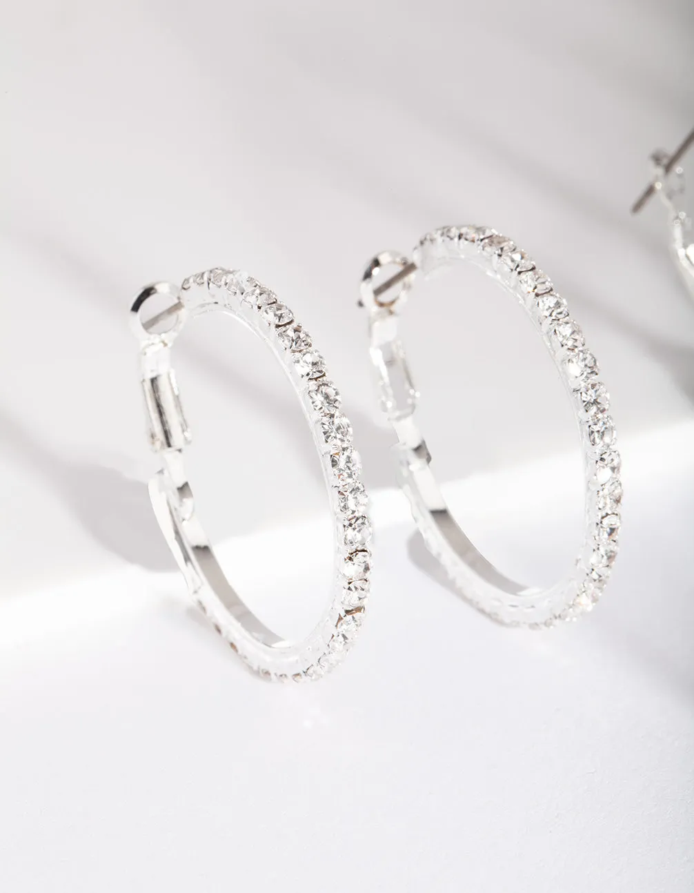 Silver Diamante Multi Hoop Earring Pack sold by lovisa product image thumbnail 2