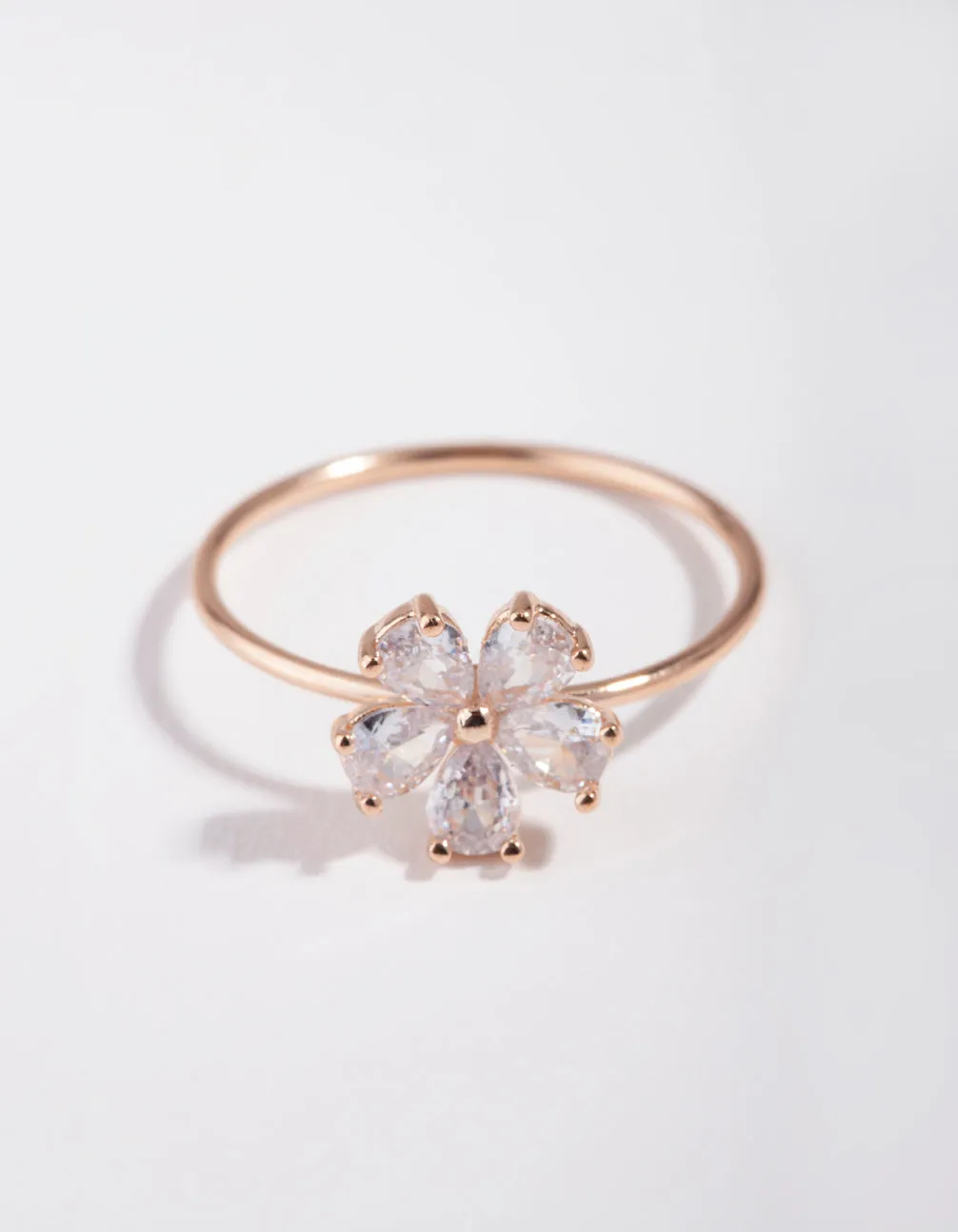 Rose Gold Cubic Zirconia Daisy Ring sold by lovisa product image thumbnail 4