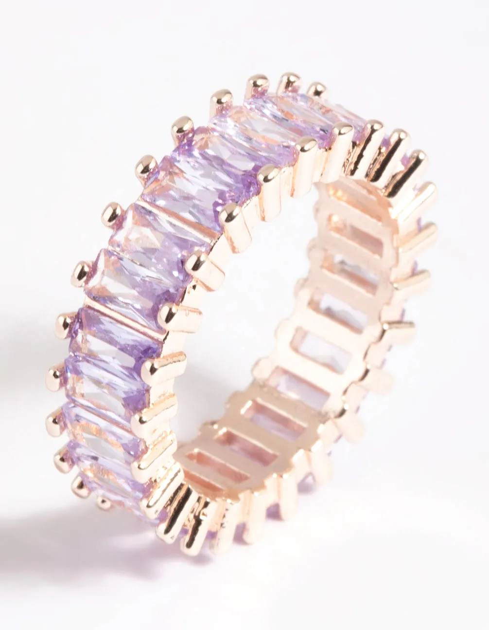 Rose Gold Lilac Cubic Zirconia Ring sold by lovisa product image thumbnail 3