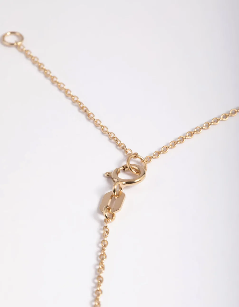 Gold Plated Sterling Silver Cubic Zirconia Heart Necklace sold by lovisa product image thumbnail 5